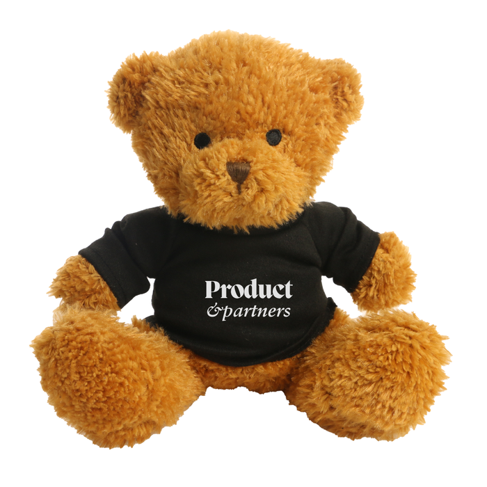 Logo printed teddy bear
