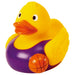 Branded basketball rubber duck – additional angle