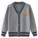 College logo cardigan