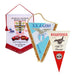 Custom sports pennants and burgee flags for football clubs, schools, and events UK Europe