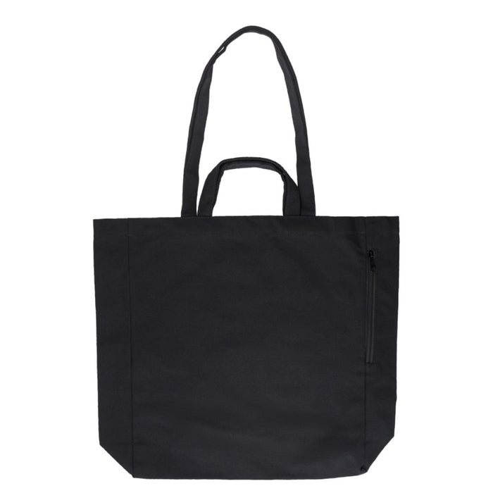Tote bag black with pocket
