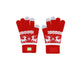 Touchscreen Christmas Gloves with the branding print area marked in green