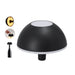 Black LED bottle lamp with touch dimmer