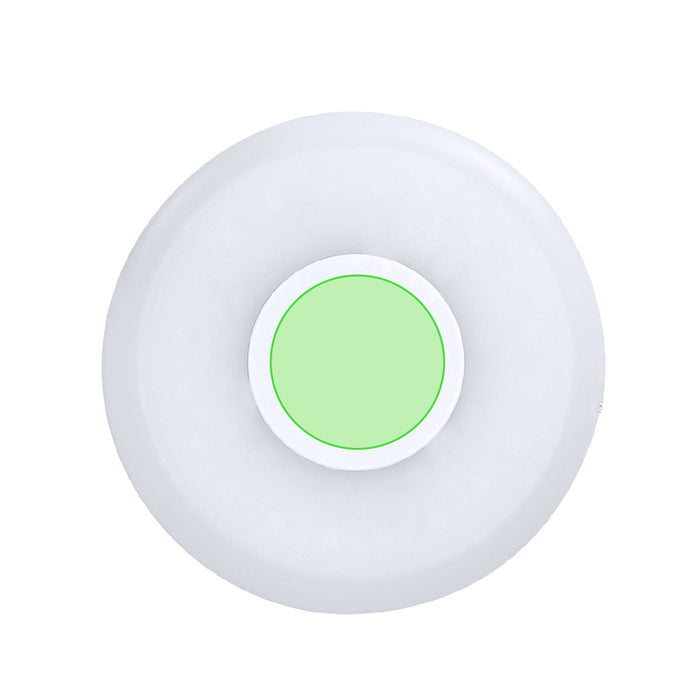 Portable LED Light with the branding print area marked in green