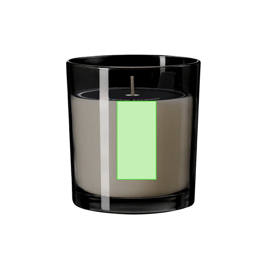 Aromatic gift set with the branding print area marked in green