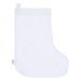 Plain white Christmas stocking