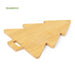 Christmas tree-shaped bamboo chopping board with a handle hole