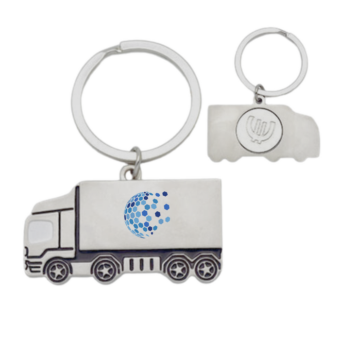 Lorry van keychain